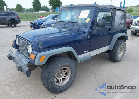 2006 Jeep Wrangler Se z USA, uszkodzony, nr VIN 1J4FA29166P755209